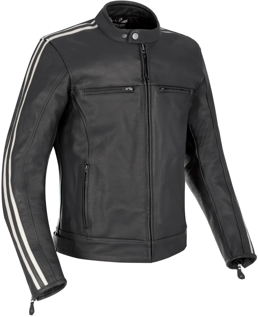 Oxford Bladon Motorcycle Leather Jacket black