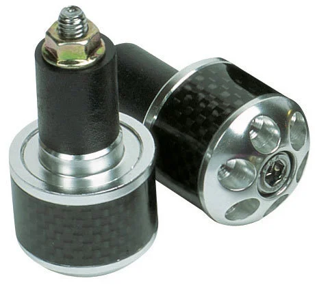 Oxford Carb-Ends Bar End Weights Silver