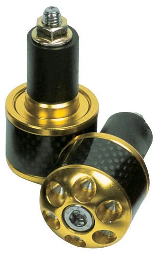 Oxford Carb-Ends Bar End Weights yellow