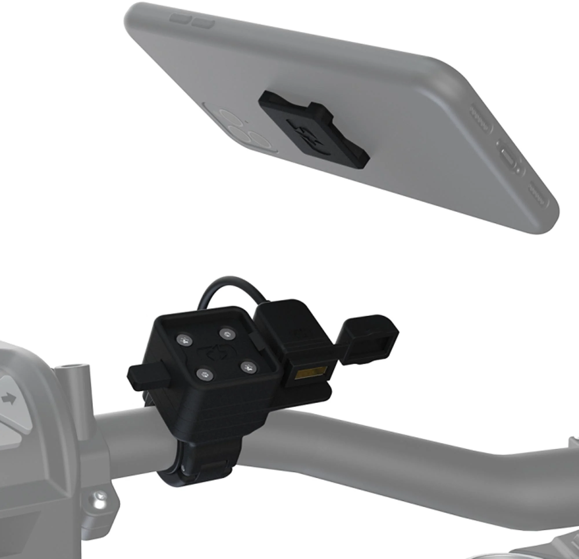 Oxford CLIQR USB Type A Handlebar Mount