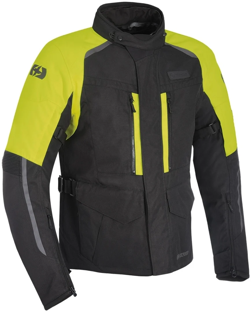 Oxford Continental Motorcycle Textile Jacket black/neon