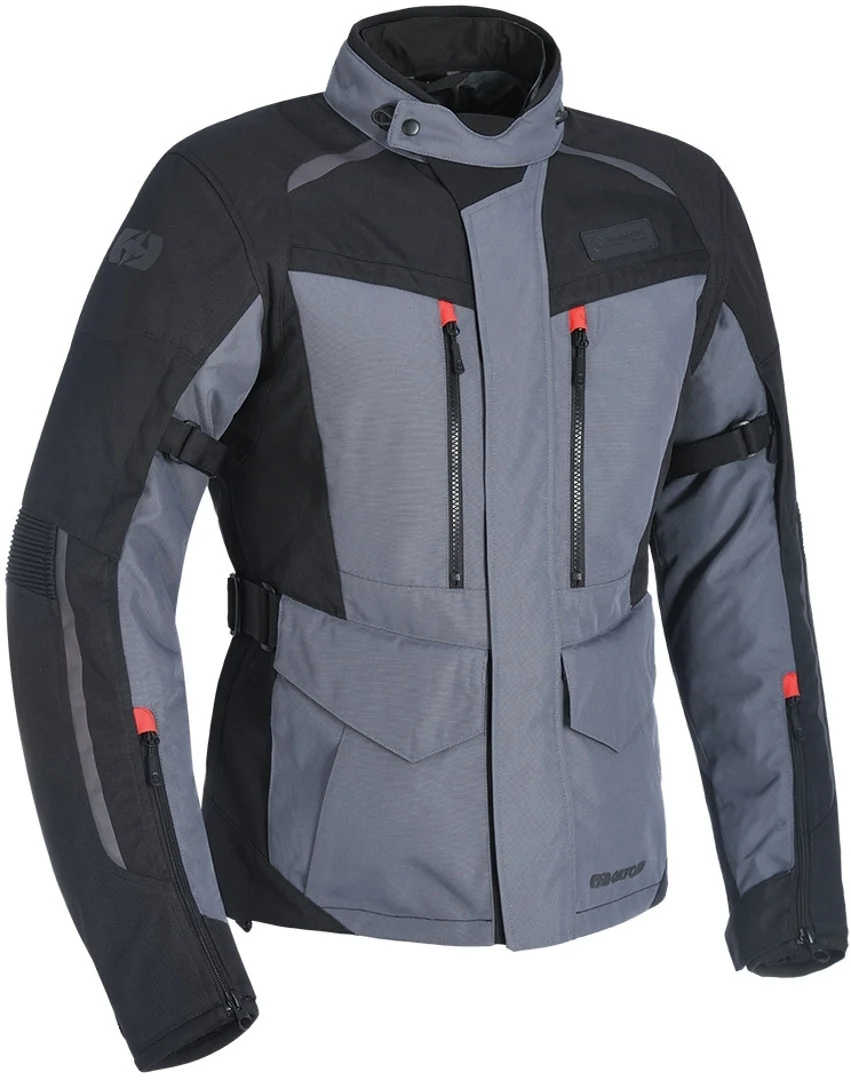 Oxford Continental Motorcycle Textile Jacket grey/black