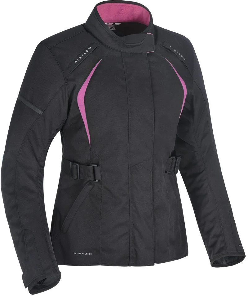 Oxford Dakota 2.0 Ladies Motorcycle Textile Jacket black/hotpink