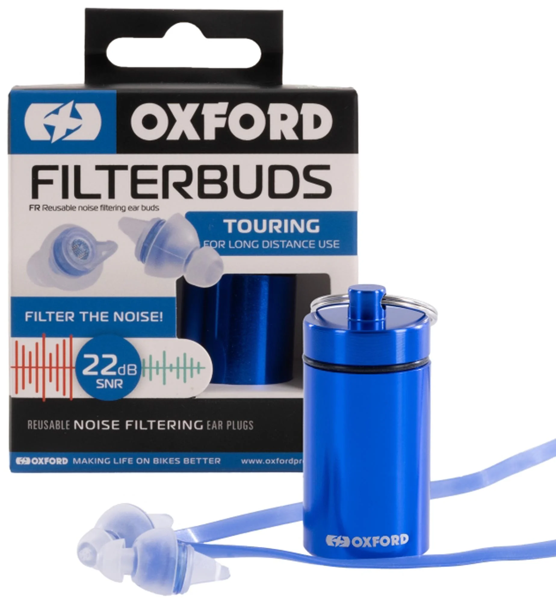 Oxford FilterBuds Earplugs Touring 22 SNR