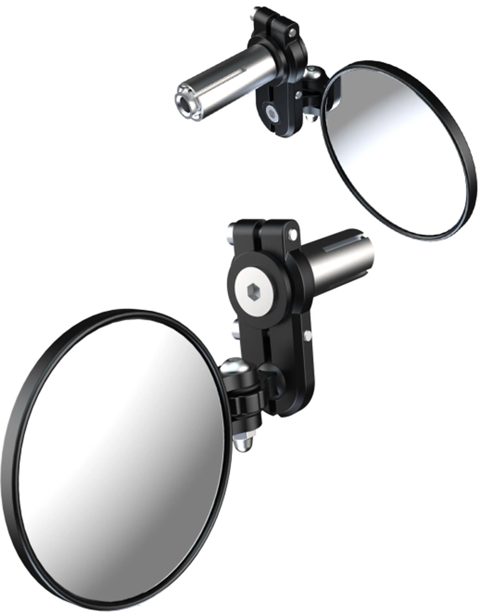 Oxford Fold-Away Bar End Mirror