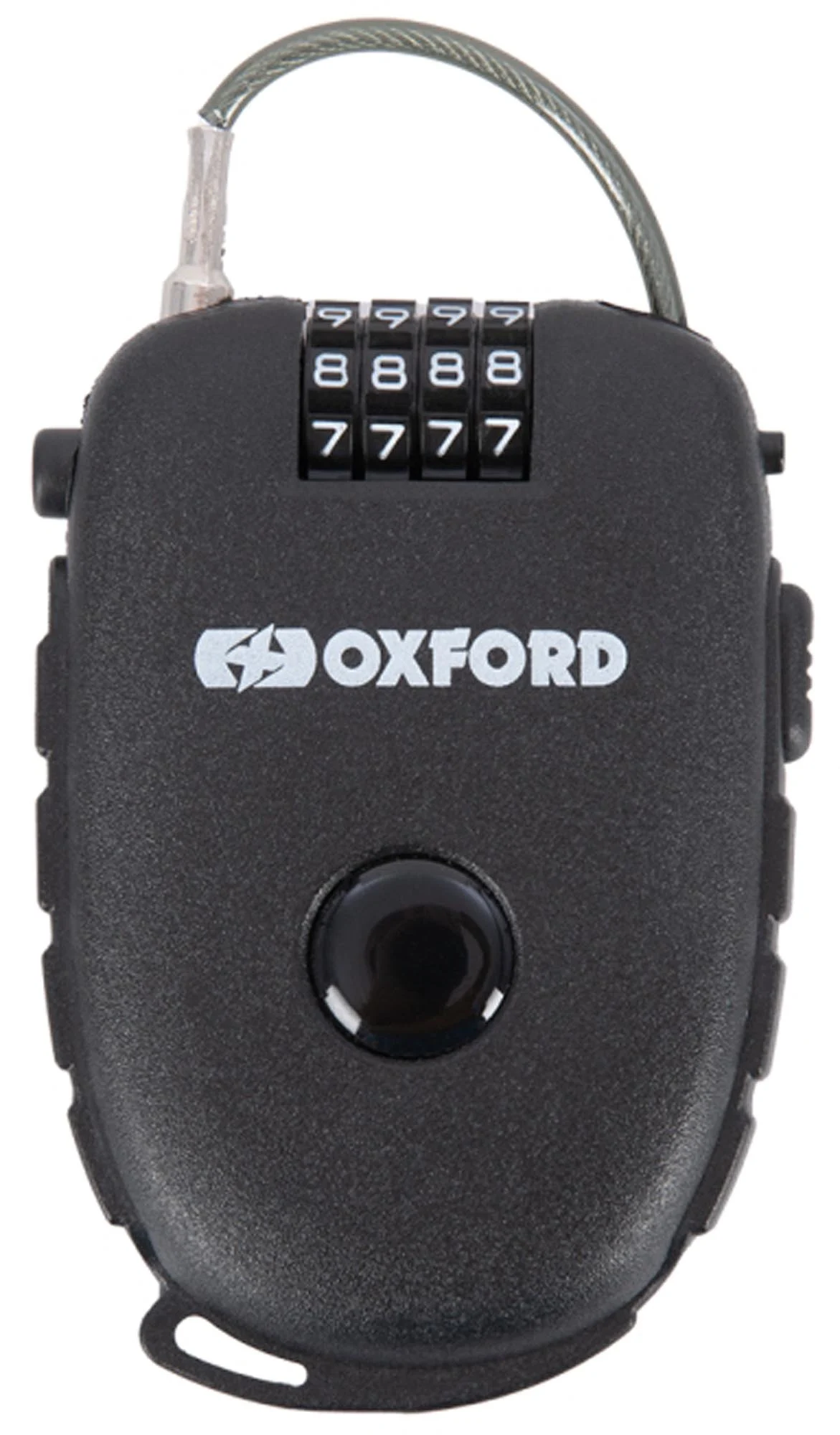 Oxford Retra 120cm Combination Lock with retractable Cable