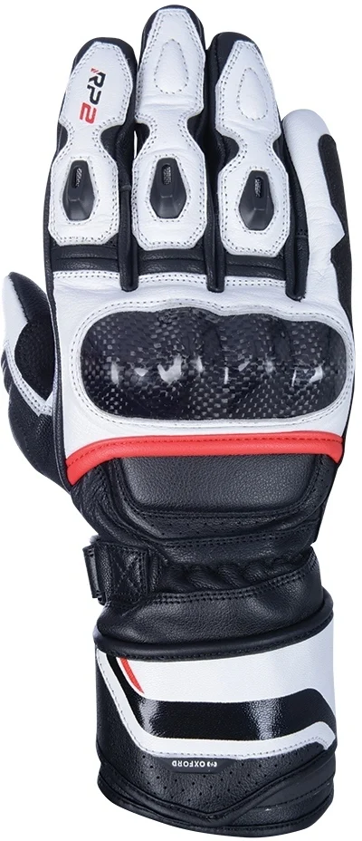 Oxford RP-2 2.0 Motorcycle Gloves black/white/red
