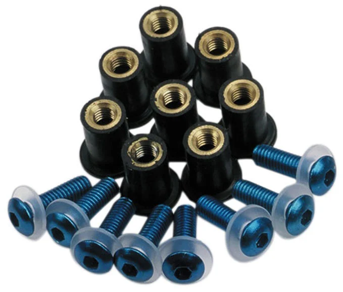 Oxford Screen Shield Replacement Screws blue