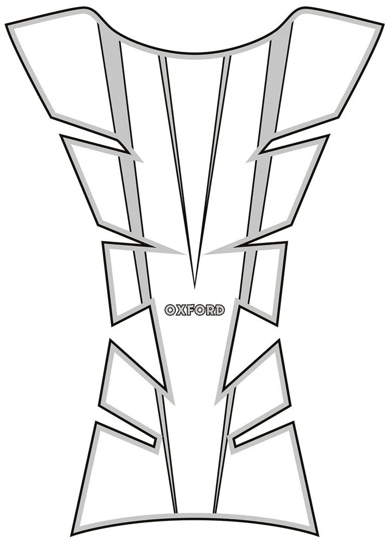 Oxford Sheer Arrow Tank Pad Silver