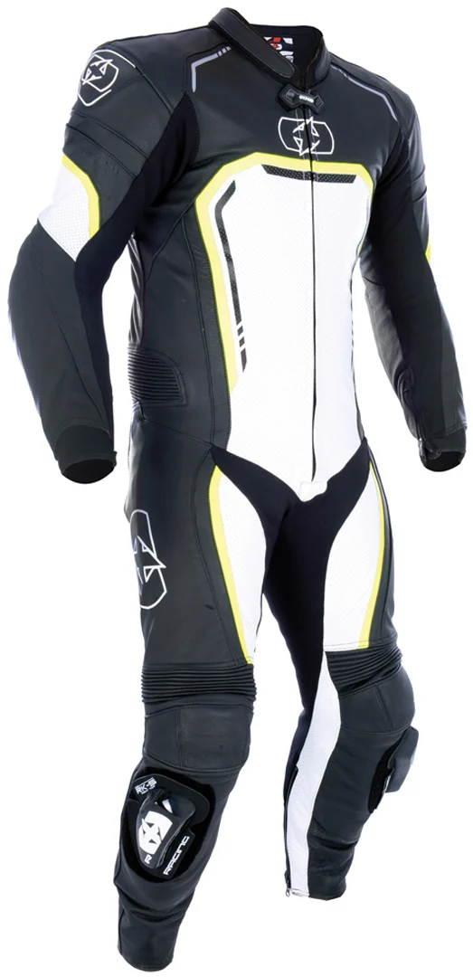 Oxford Stradale One Piece Leather Suit black/white