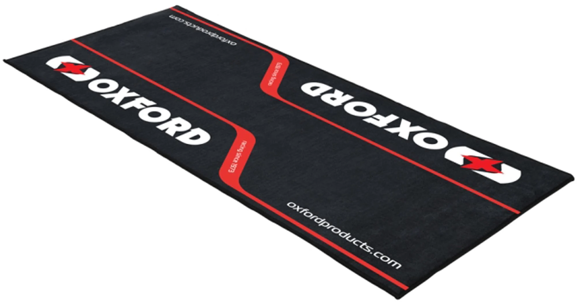 Oxford Workshop Mat L black/white/red