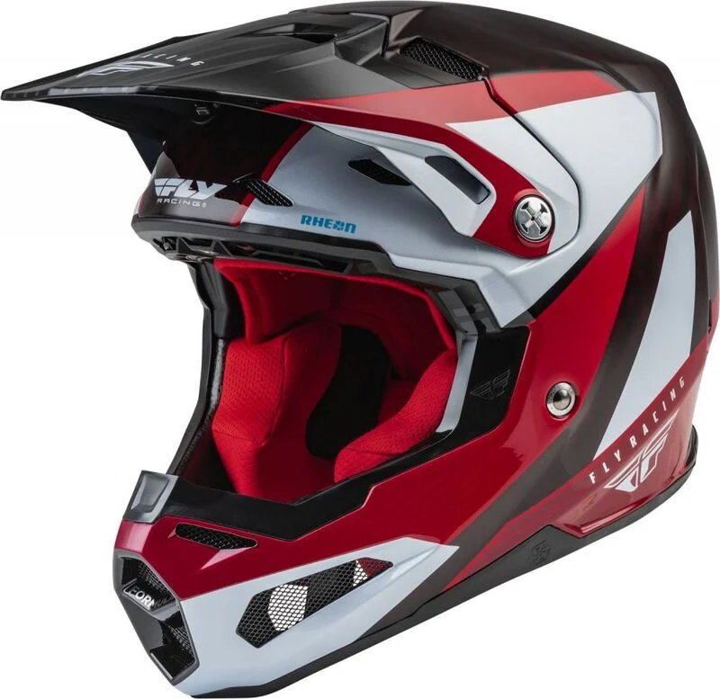 RACING Formula Carbon Prime Helmet Red/White/Red Carbon  red