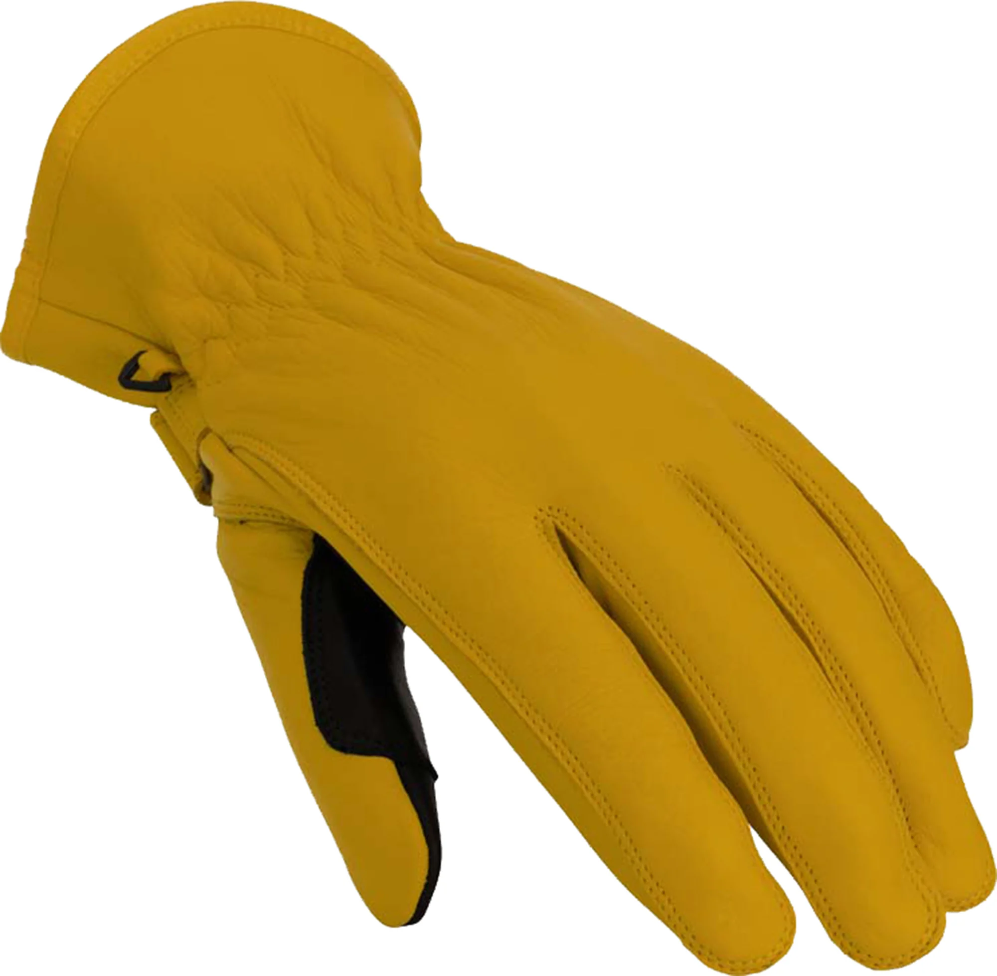 Rusty Stitches Johnny V2 Motorcycle Gloves yellow