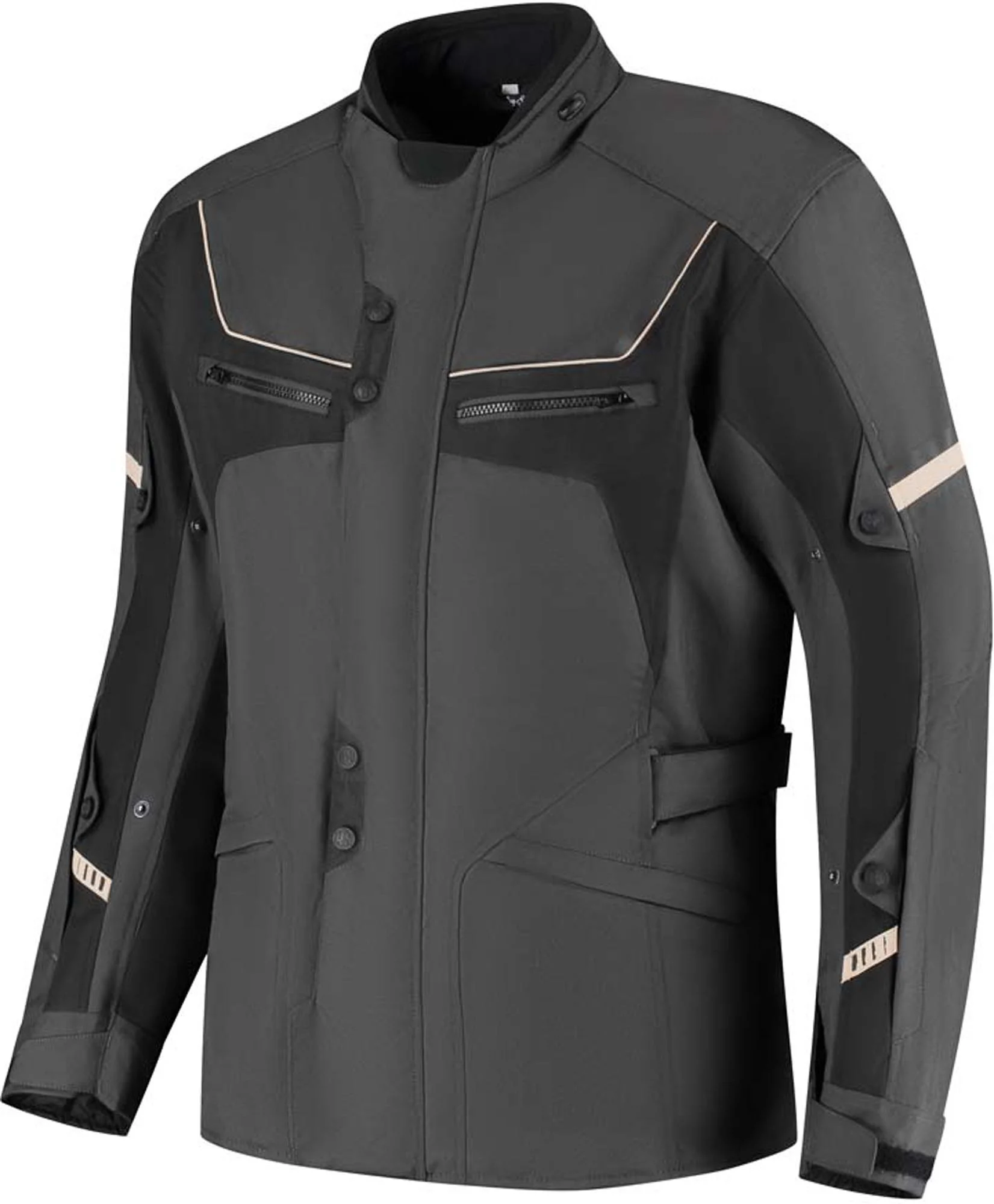 Rusty Stitches Luke waterproof Motorcycle Textile Jacket anthracite/black