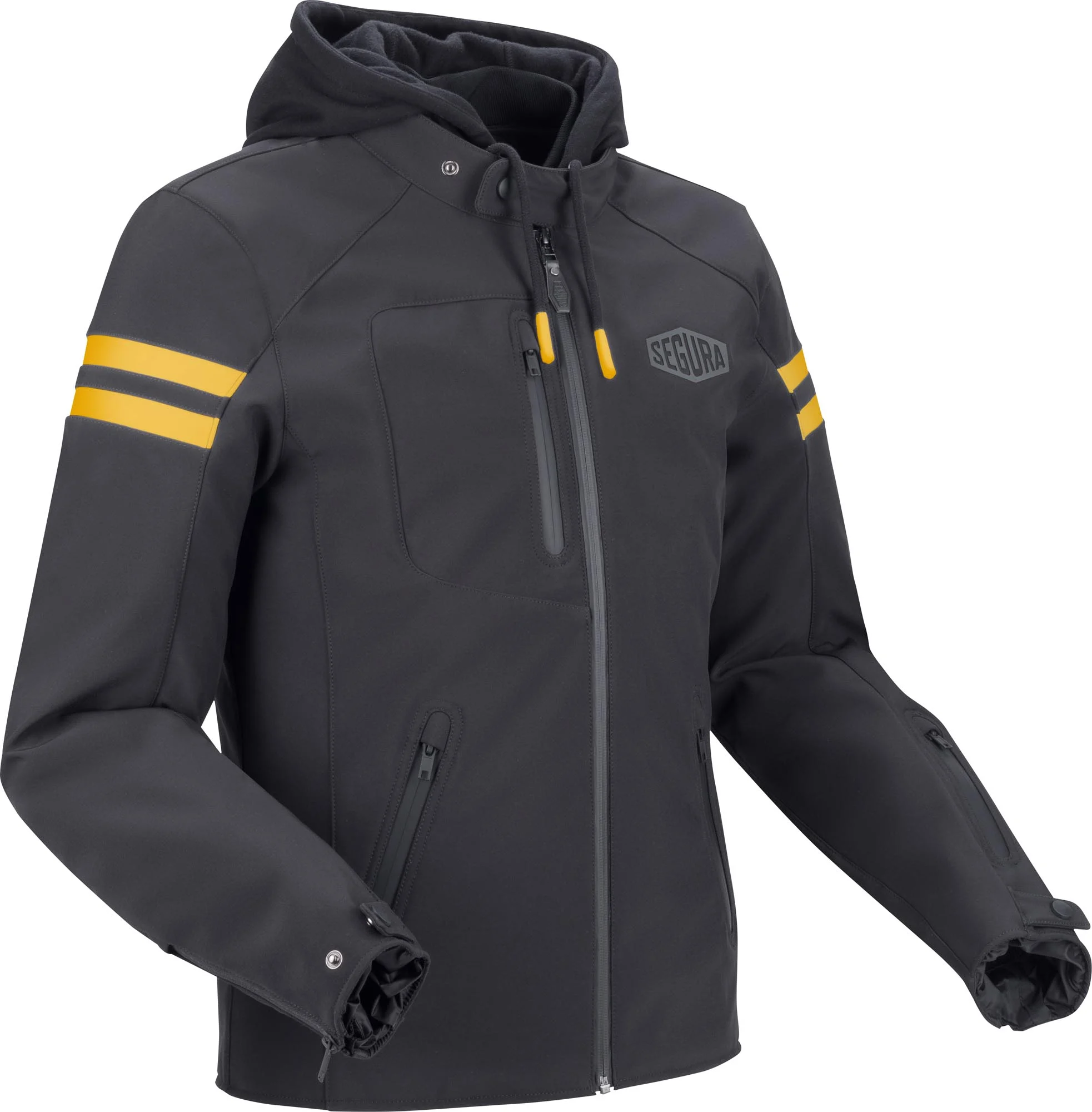 Segura Ritchy Motorcycle Textile Jacket  black/yellow