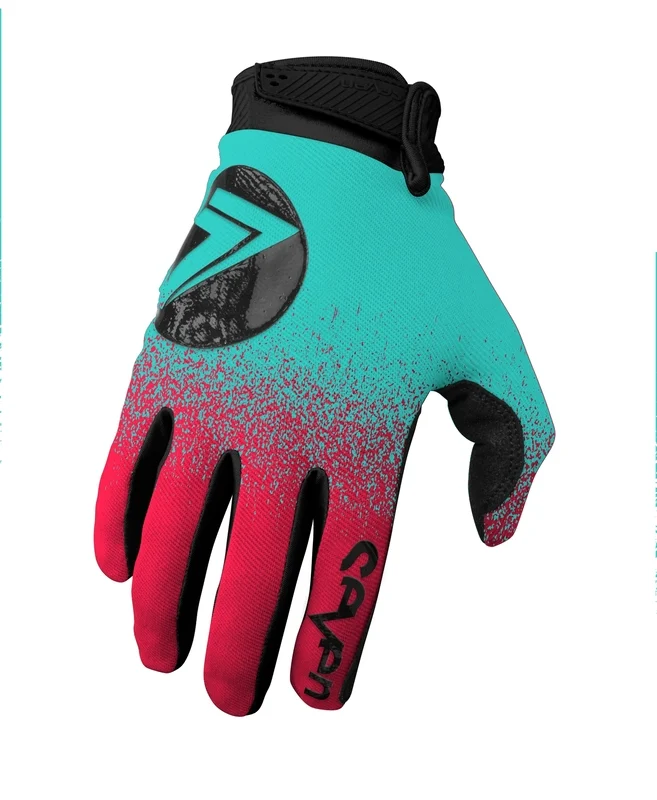 SEVEN Annex 7 DOT Gloves Youth - Flo Red/Blue blue/red/neon-red