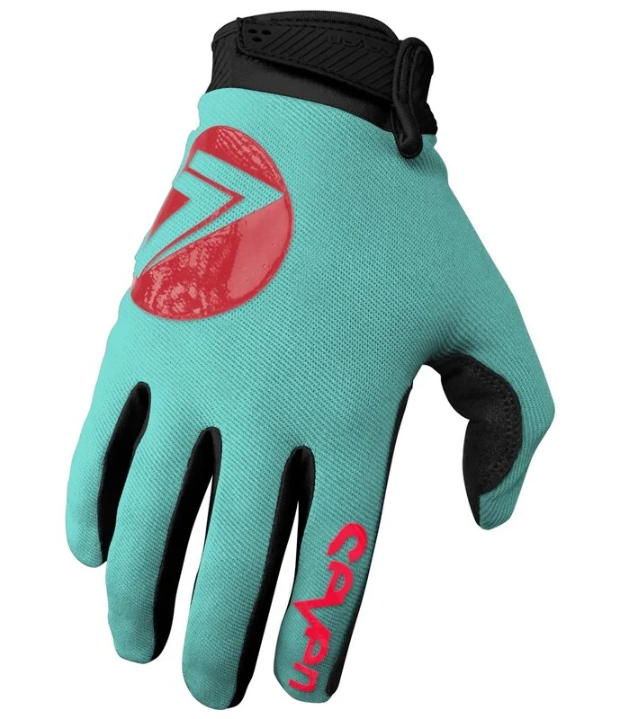 SEVEN Annex 7 DOT youth Gloves - aruba turquoise
