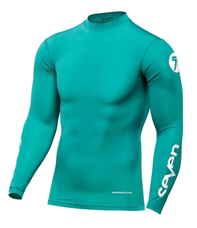 SEVEN Zero Compressions jersey - aqua green/turquoise