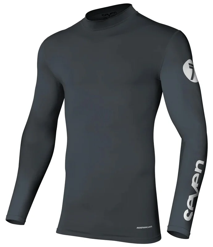SEVEN Zero Compressions youth jersey - charcoal anthracite/charcoal black
