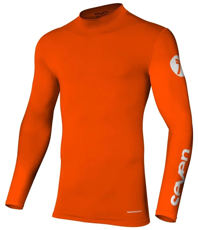SEVEN Zero Compressions youth jersey - flo orange Fluo-orange/neon-orange