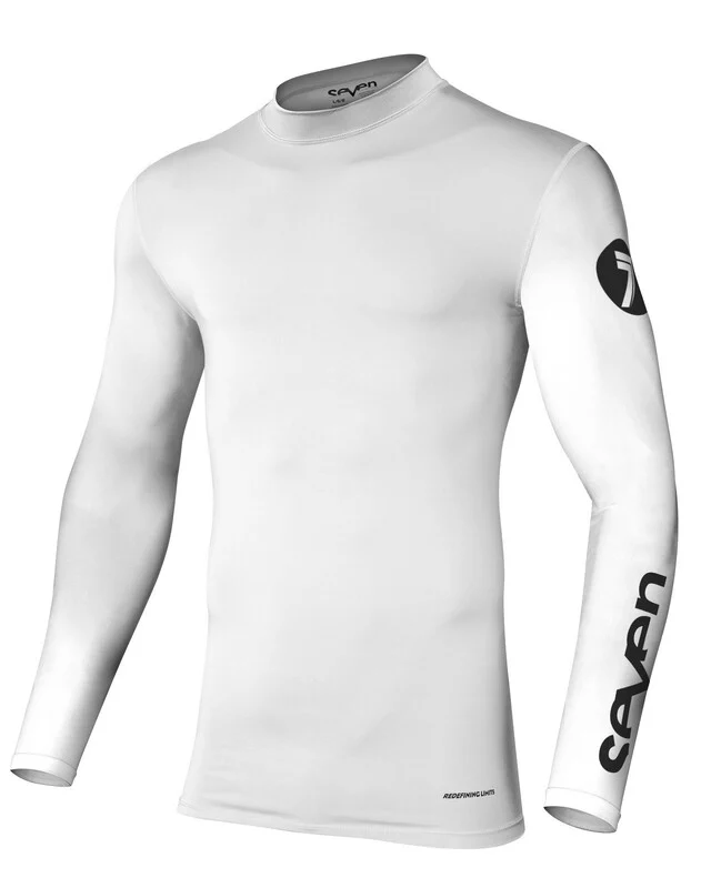SEVEN Zero Staple compression jersey - white  white
