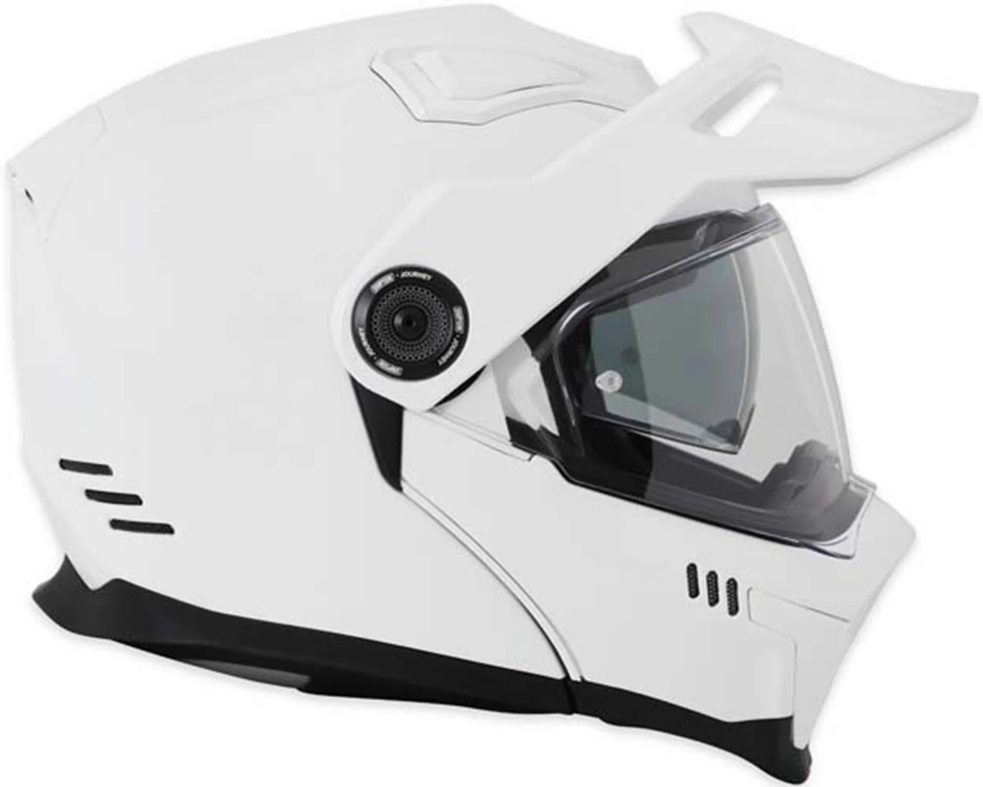 Simpson Journey Solid Motocross Helmet  white
