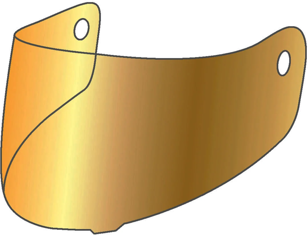 Simpson Venom Visor  Gold mirrored