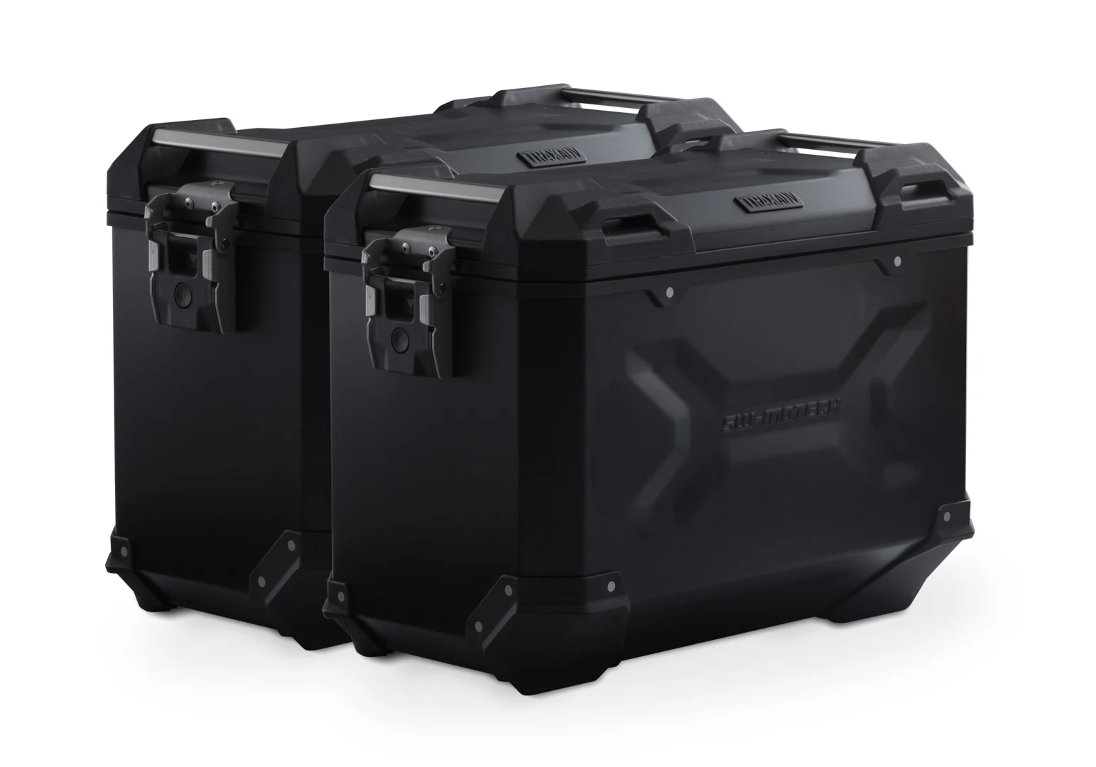 SW-Motech TRAX ADV aluminium case system - Black. 45/45 l. Kawasaki KLE500/KLE500 SE (26-).