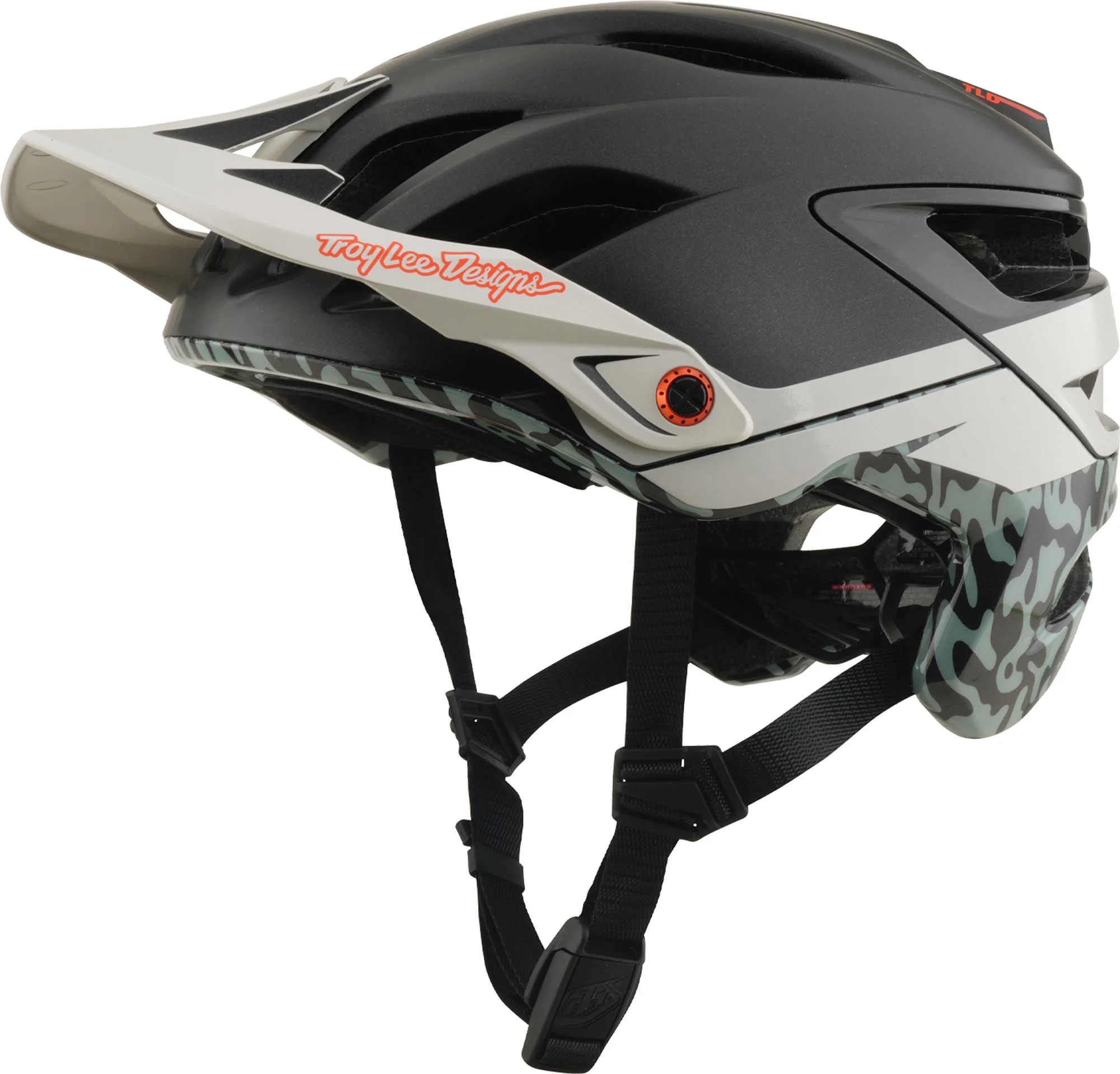 Troy Lee Designs A3 MIPS Halo Camo Bicycle Helmet black/beige