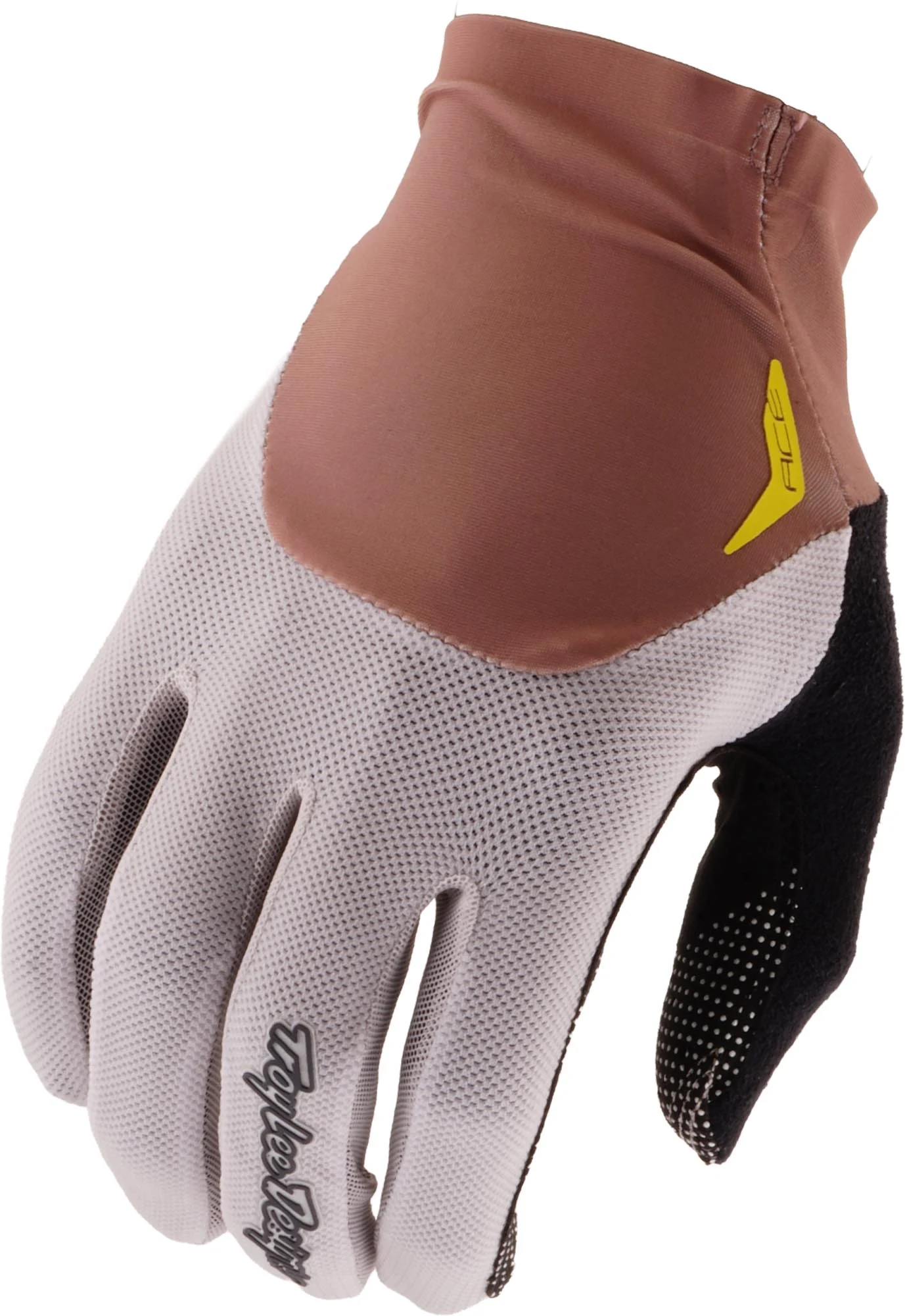 Troy Lee Designs Ace Solid Bicycle Gloves white/brown
