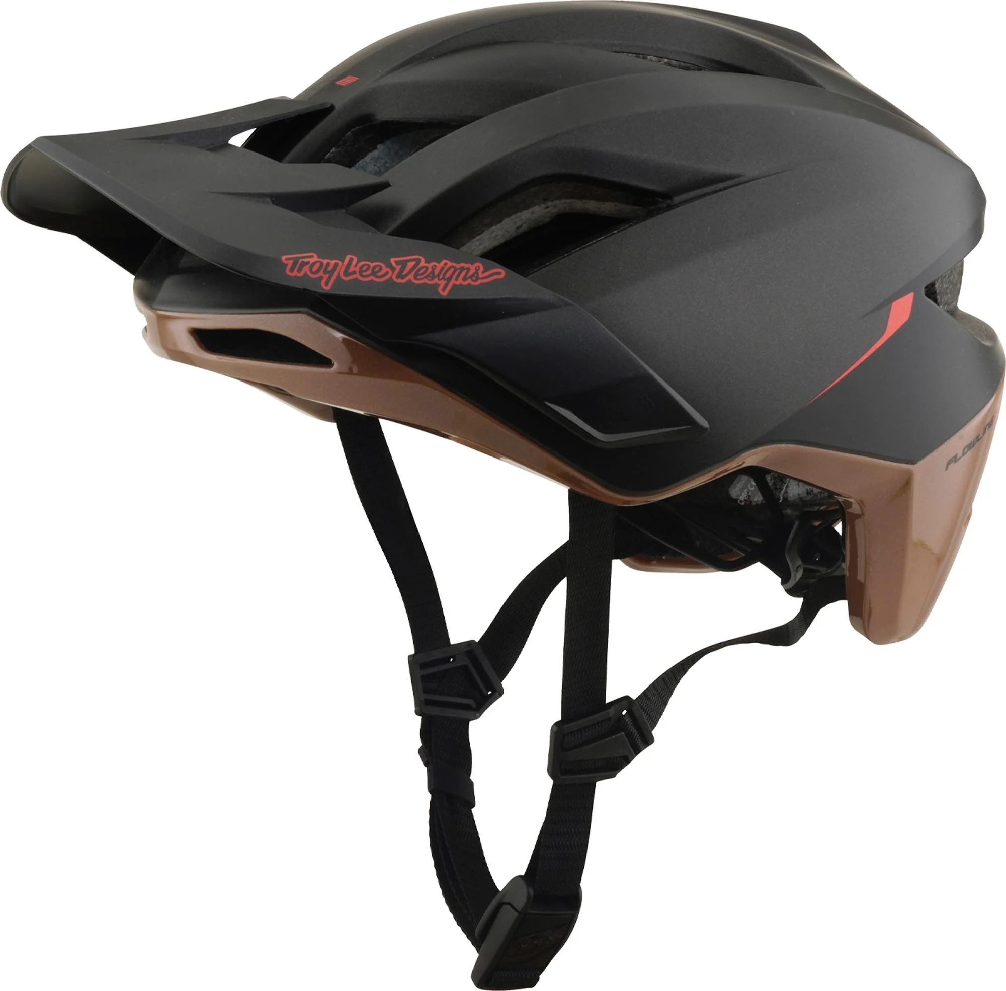 Troy Lee Designs Flowline SE MIPS Stacks Bicycle Helmet black/brown