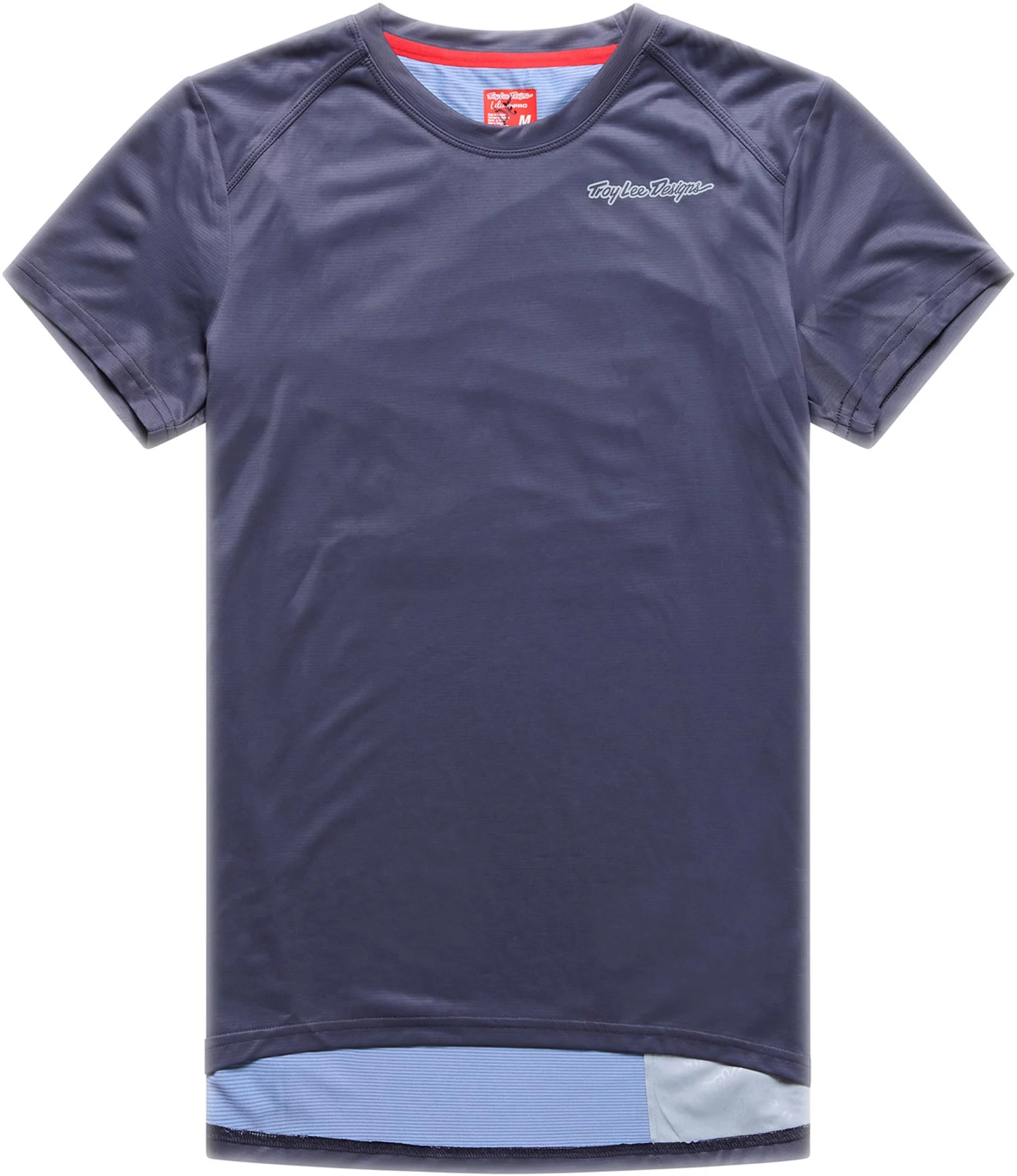 Troy Lee Designs Lilium Pro Mono Ladies Short Sleeve Bicycle Jersey carbon/blue