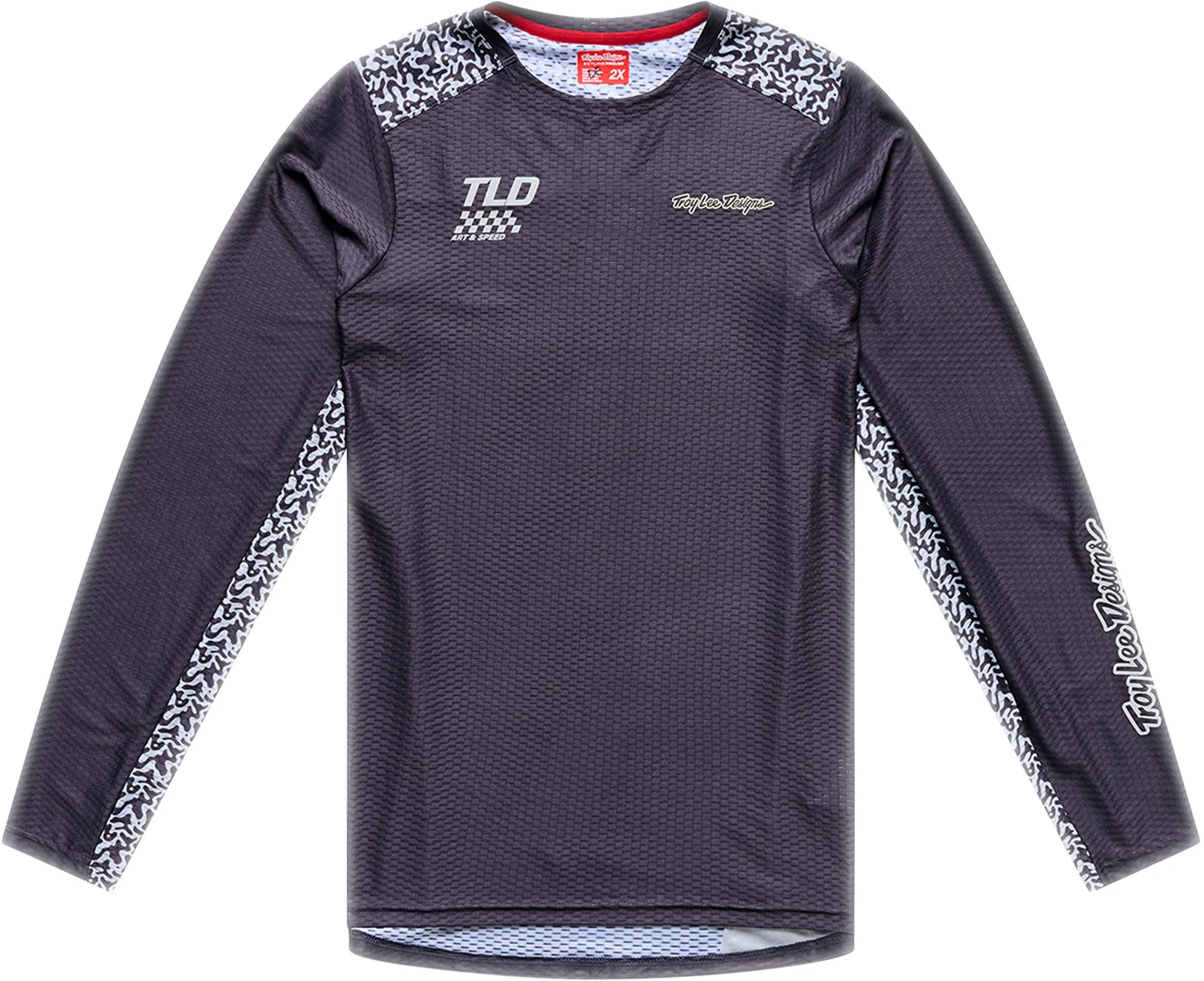 Troy Lee Designs Skyline Pro Air Ridgeline Bicycle Jersey carbon/grey