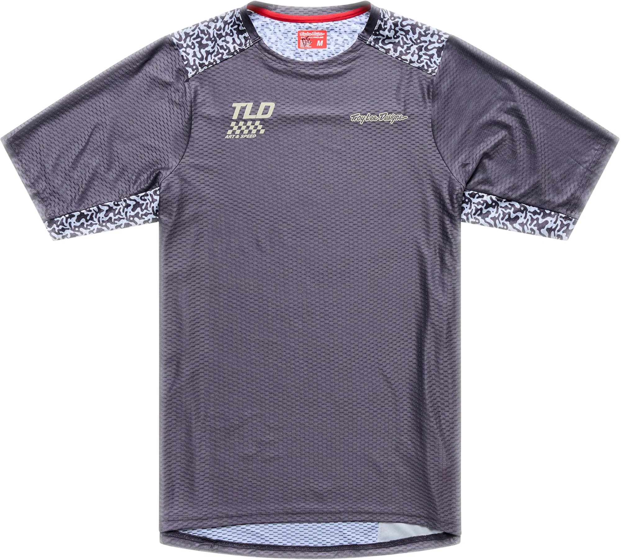 Troy Lee Designs Skyline Pro Air Ridgeline Short Sleeve Bicycle Jersey carbon/grey
