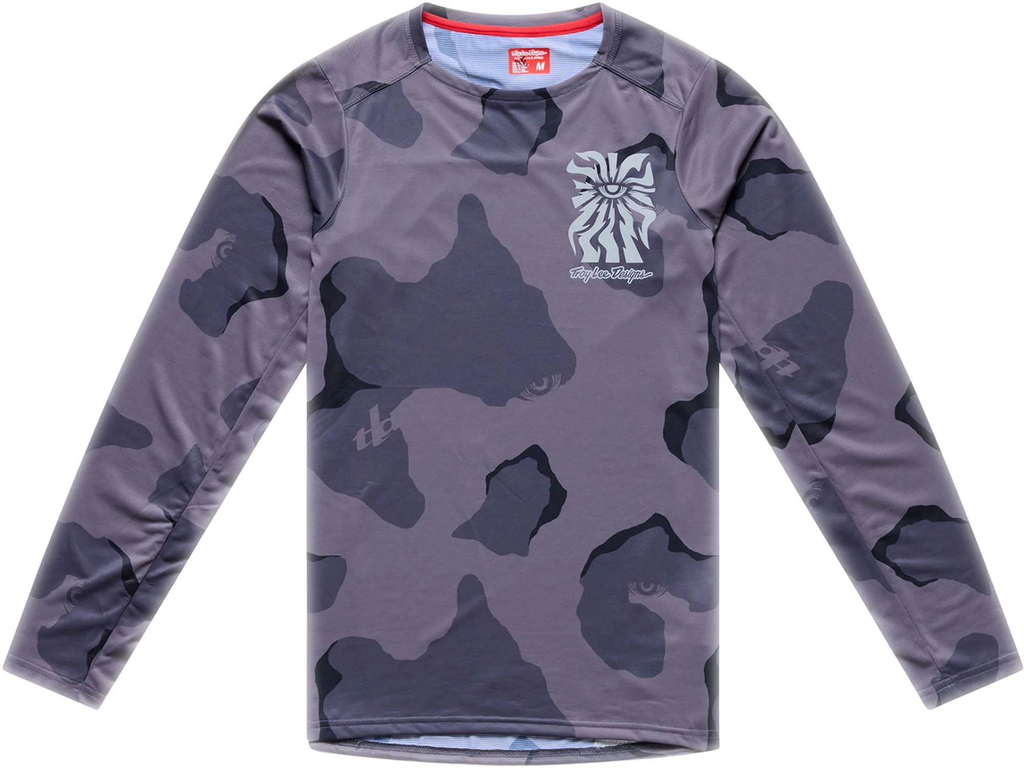 Troy Lee Designs Skyline Pro Flow Camo Bicycle Jersey Dark Camouflage