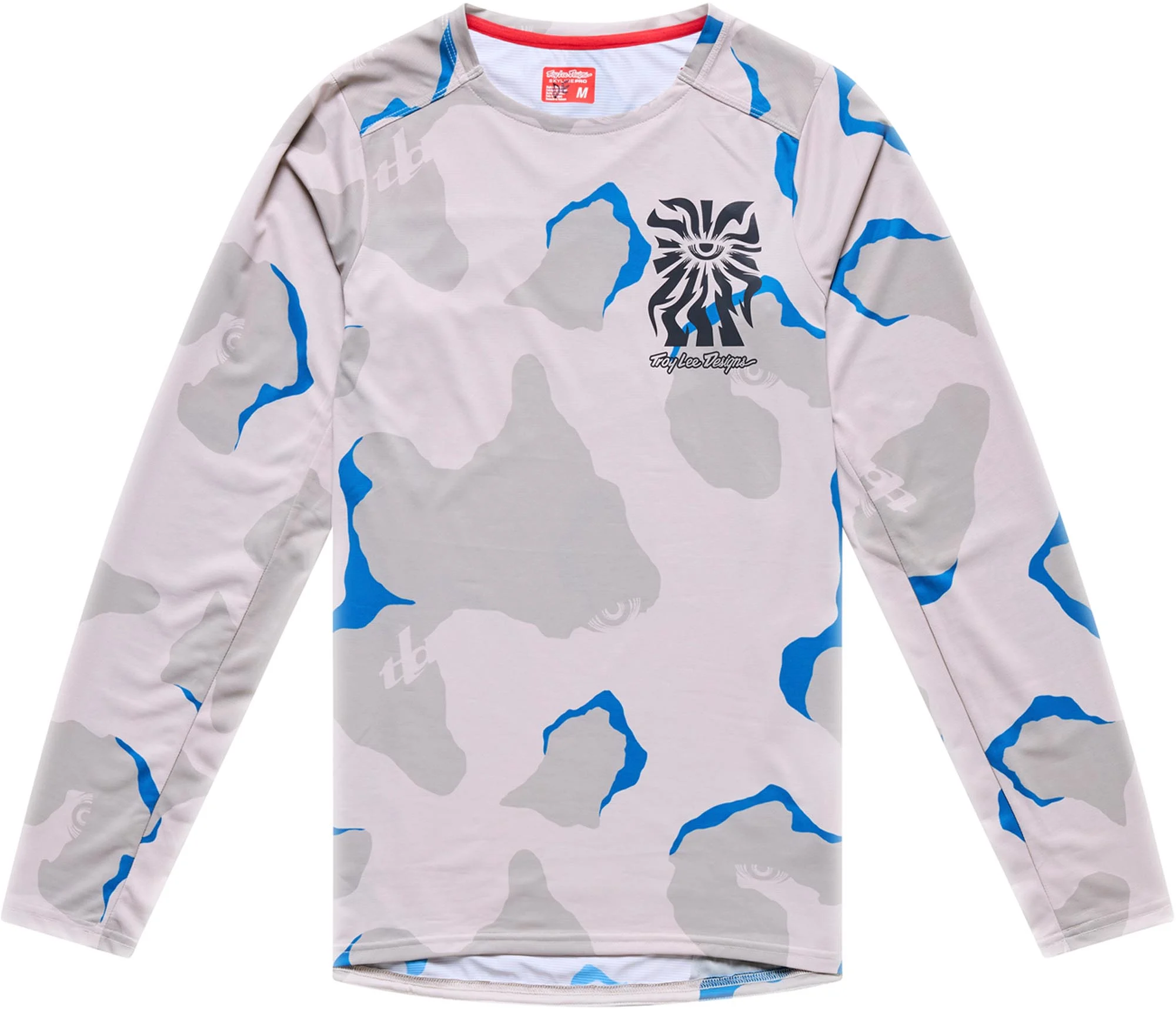 Troy Lee Designs Skyline Pro Flow Camo Bicycle Jersey grey/camouflage