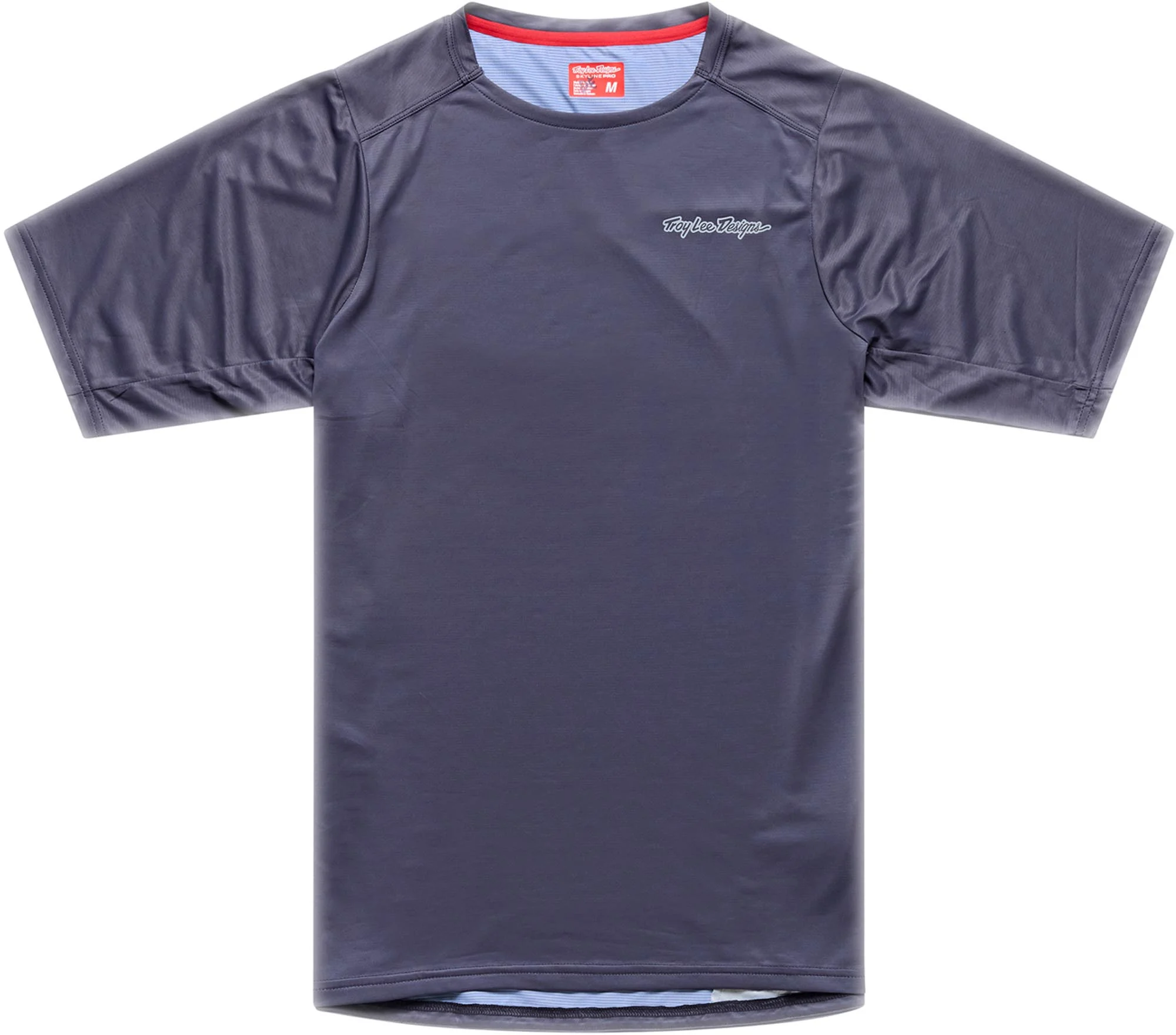Troy Lee Designs Skyline Pro Mono Short Sleeve Bicycle Jersey carbon/blue