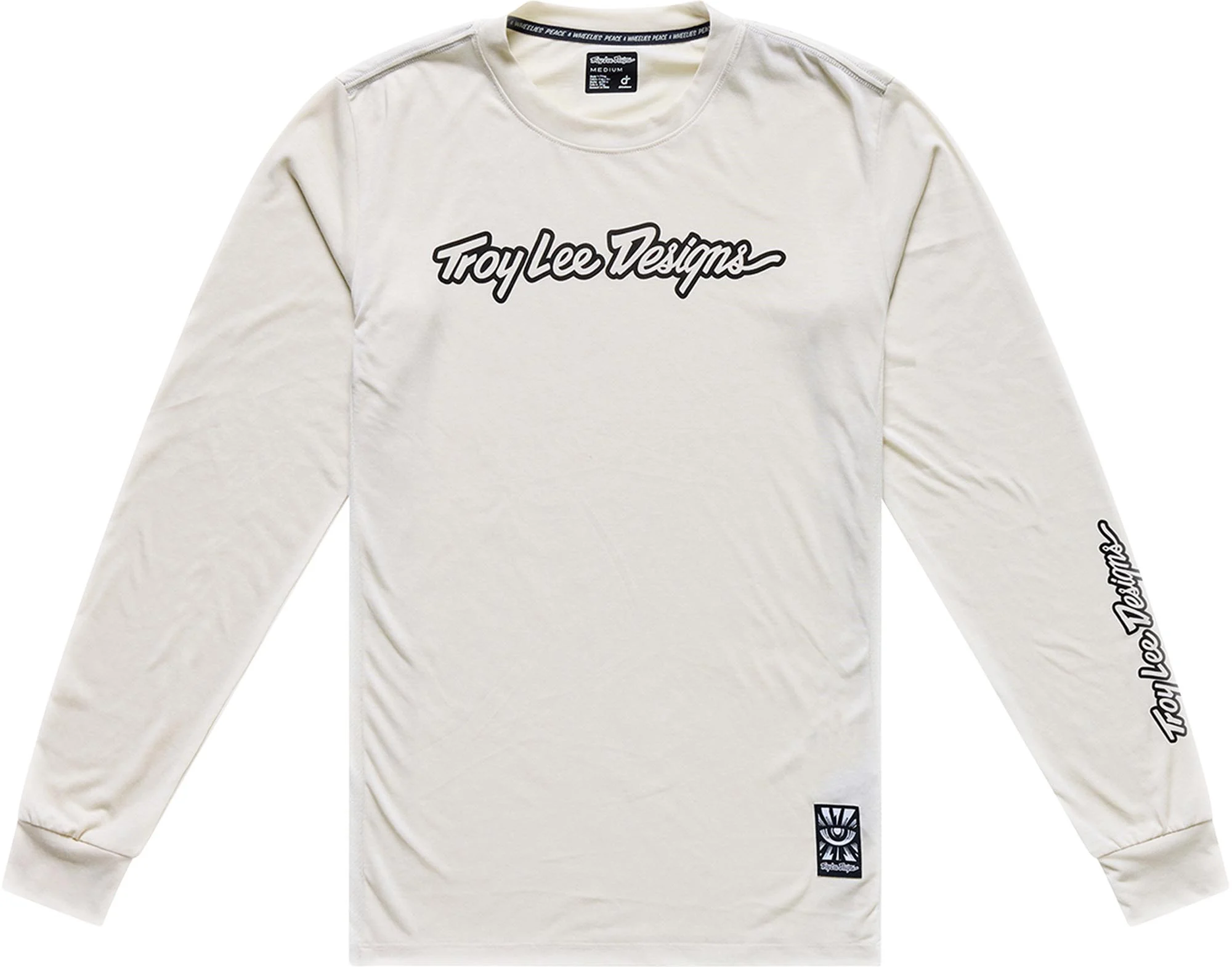 Troy Lee Designs Skyline Ride Signature Bicycle Jersey beige/grey