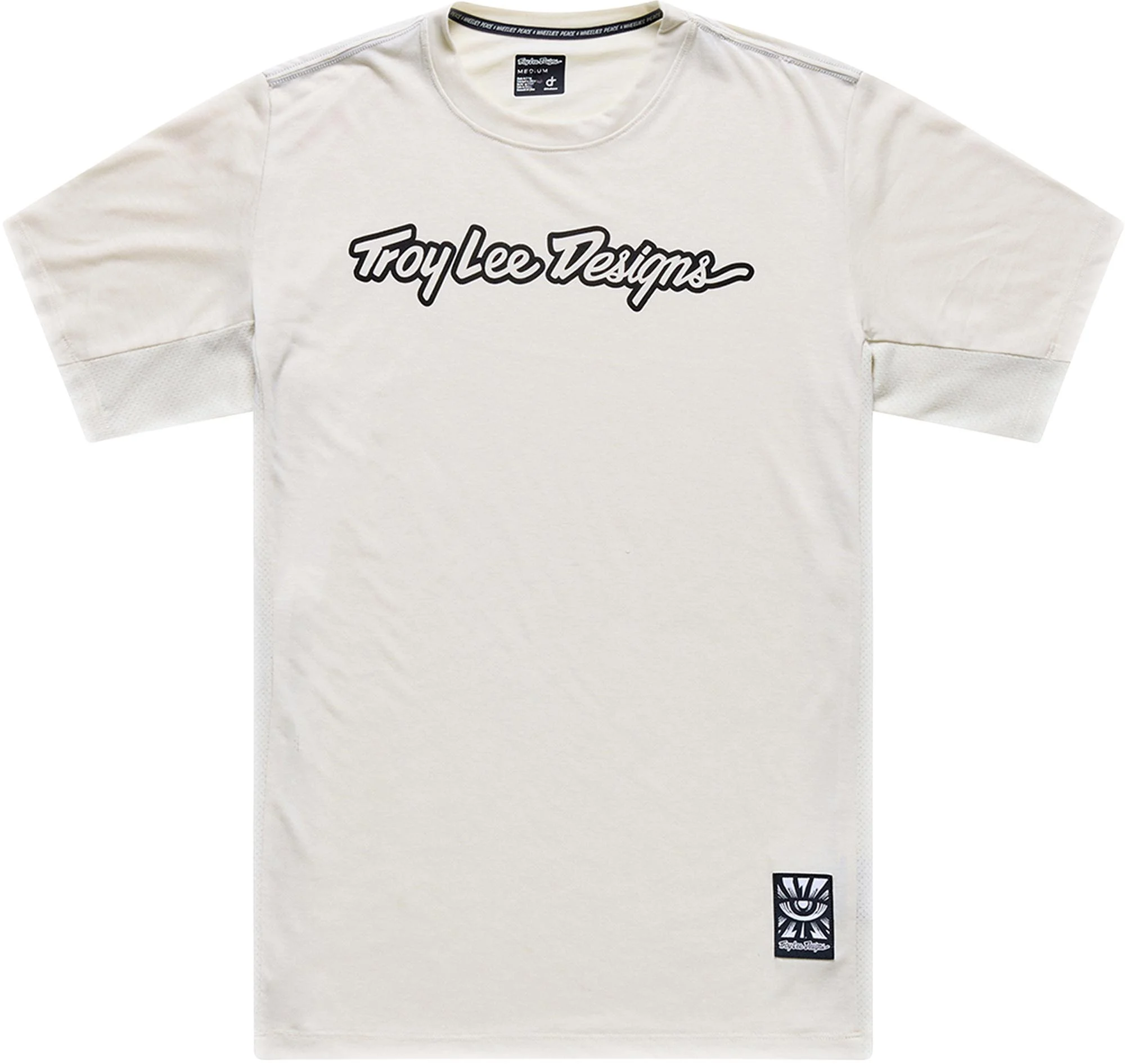 Troy Lee Designs Skyline Ride Signature Short Sleeve Bicycle Jersey white/grey