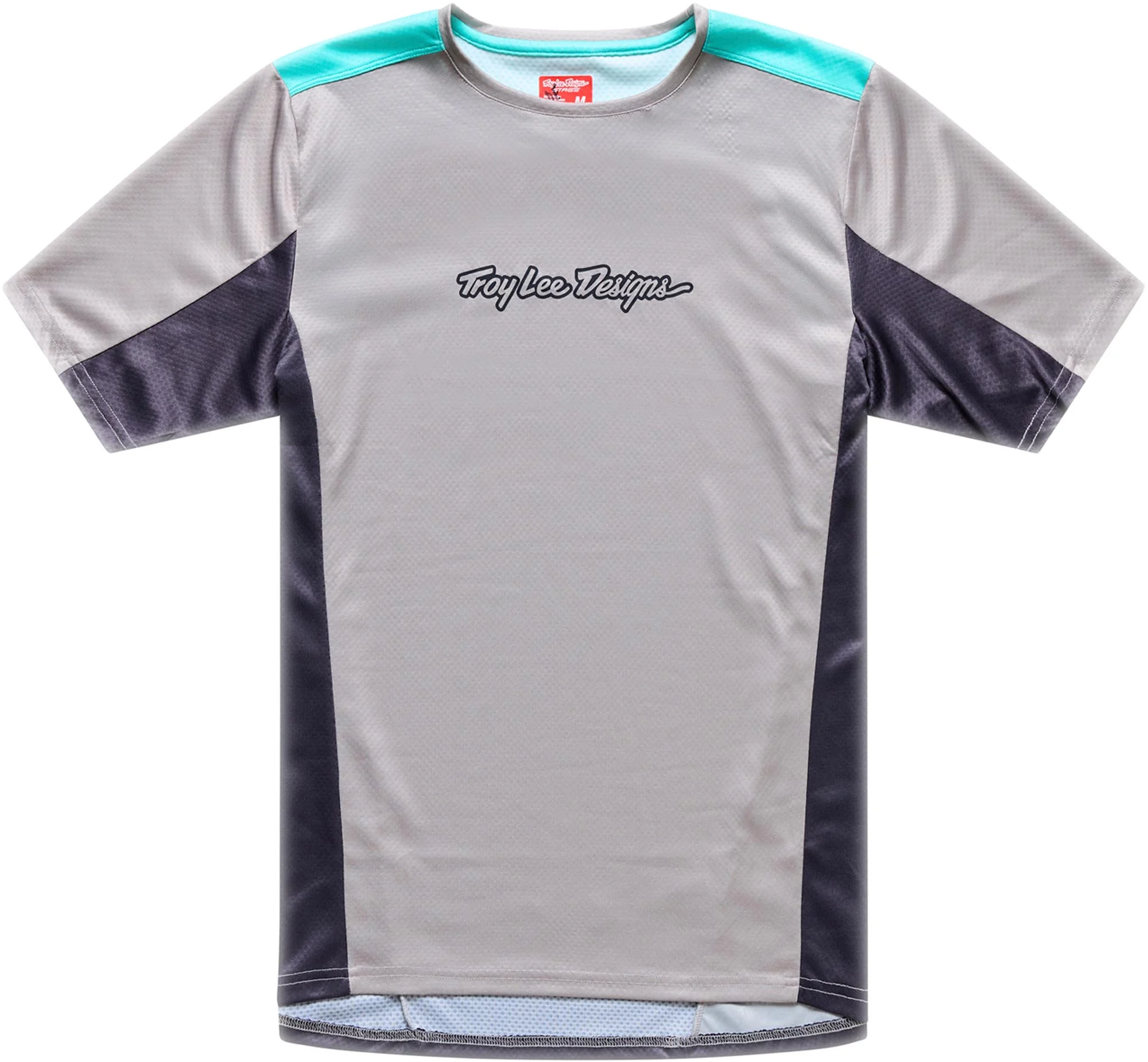 Troy Lee Designs Stage Signature Short Sleeve Bicycle Jersey grey stone